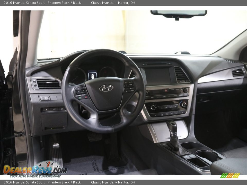 2016 Hyundai Sonata Sport Phantom Black / Black Photo #6