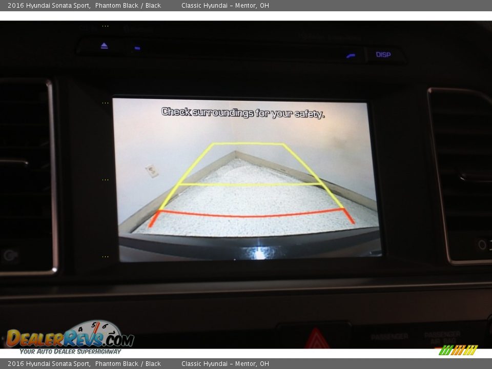 2016 Hyundai Sonata Sport Phantom Black / Black Photo #11
