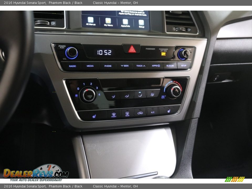 2016 Hyundai Sonata Sport Phantom Black / Black Photo #12