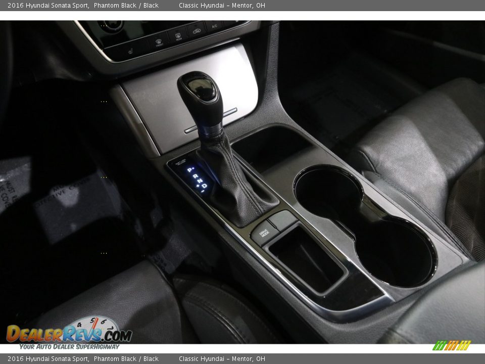 2016 Hyundai Sonata Sport Phantom Black / Black Photo #13