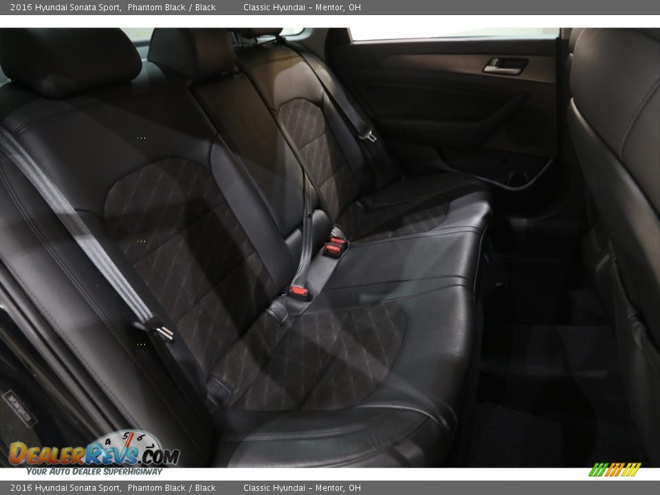 2016 Hyundai Sonata Sport Phantom Black / Black Photo #16
