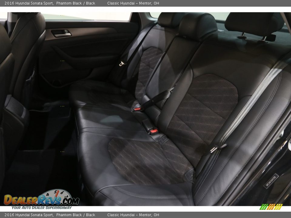 2016 Hyundai Sonata Sport Phantom Black / Black Photo #17