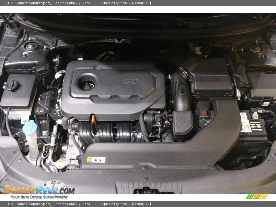 2016 Hyundai Sonata Sport Phantom Black / Black Photo #19