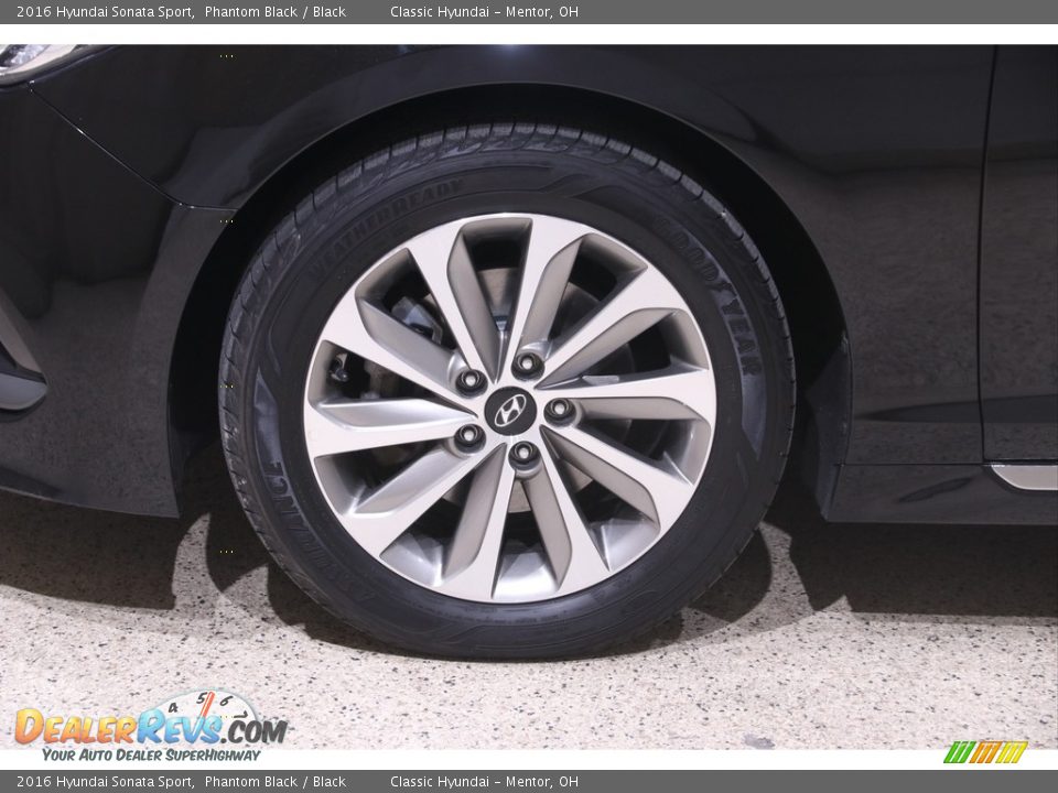 2016 Hyundai Sonata Sport Phantom Black / Black Photo #20