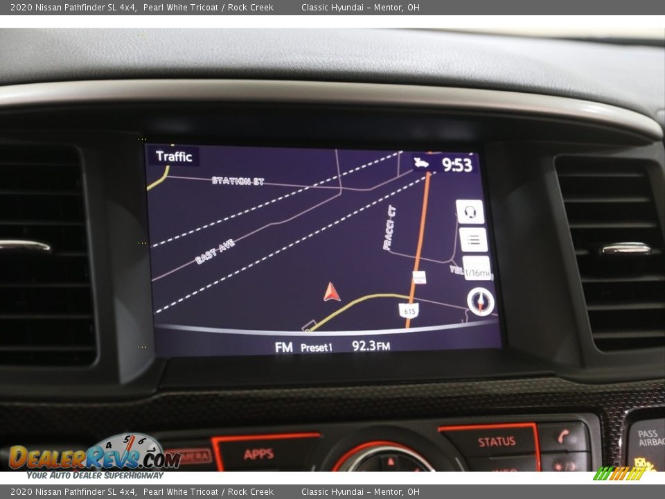 2020 Nissan Pathfinder SL 4x4 Pearl White Tricoat / Rock Creek Photo #11