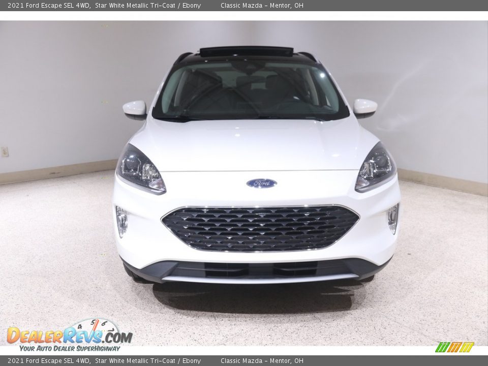 2021 Ford Escape SEL 4WD Star White Metallic Tri-Coat / Ebony Photo #2