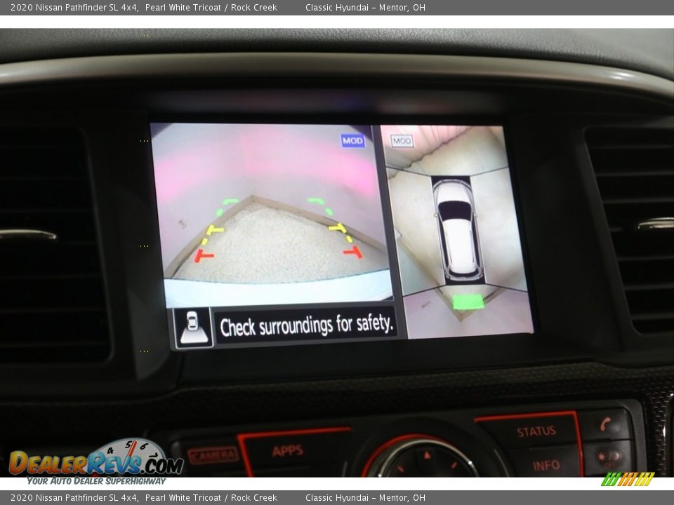 2020 Nissan Pathfinder SL 4x4 Pearl White Tricoat / Rock Creek Photo #14
