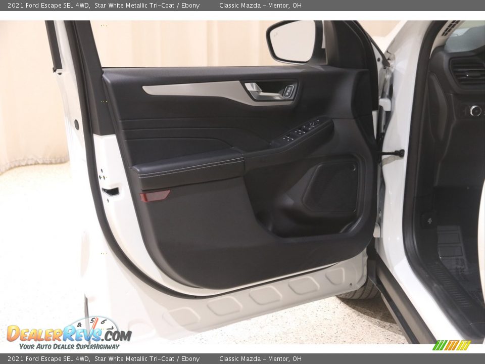 2021 Ford Escape SEL 4WD Star White Metallic Tri-Coat / Ebony Photo #5