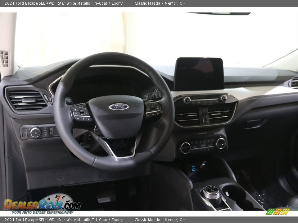 2021 Ford Escape SEL 4WD Star White Metallic Tri-Coat / Ebony Photo #7