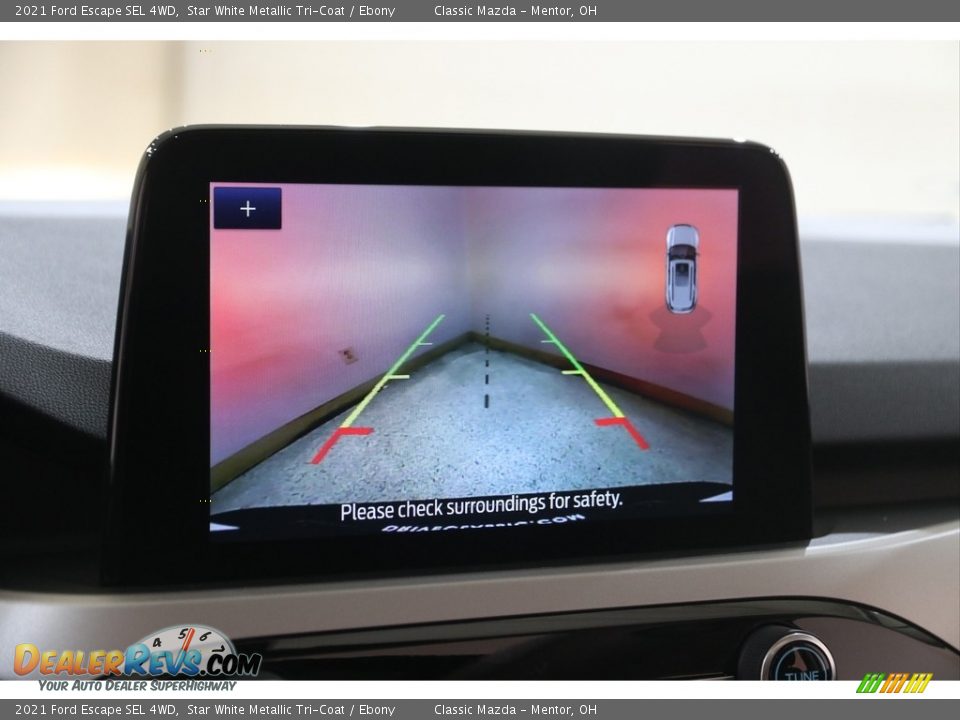 2021 Ford Escape SEL 4WD Star White Metallic Tri-Coat / Ebony Photo #13