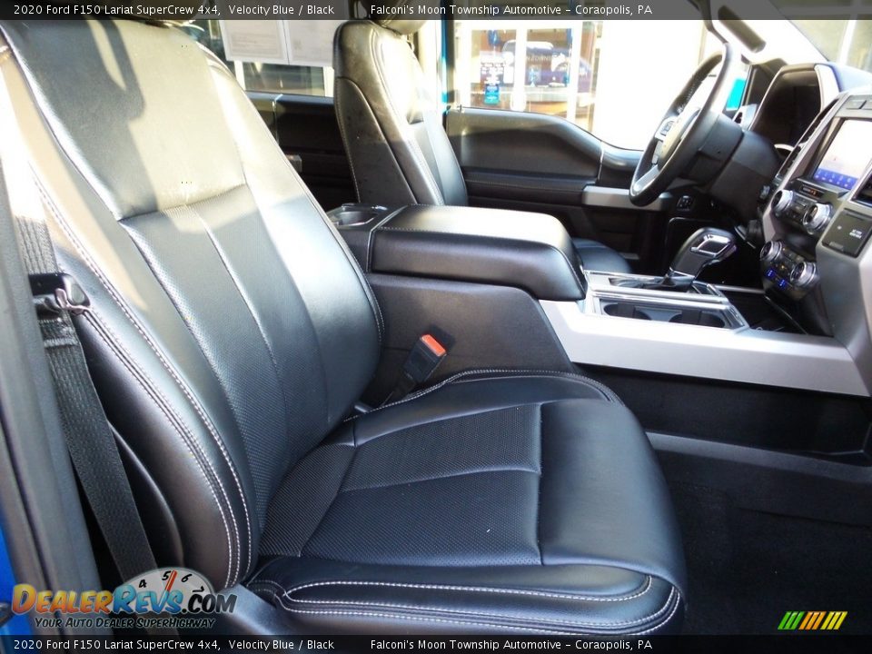 2020 Ford F150 Lariat SuperCrew 4x4 Velocity Blue / Black Photo #10