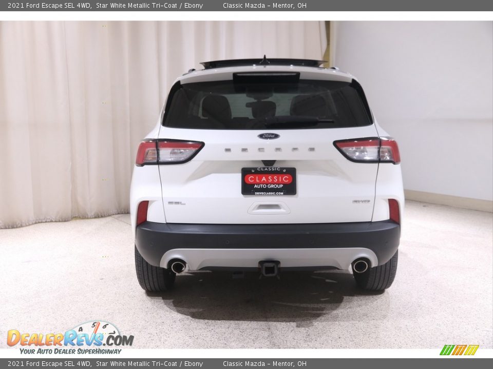 2021 Ford Escape SEL 4WD Star White Metallic Tri-Coat / Ebony Photo #19