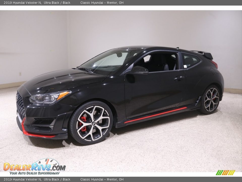 2019 Hyundai Veloster N Ultra Black / Black Photo #3