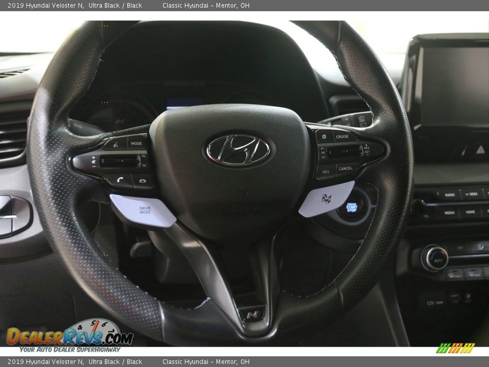 2019 Hyundai Veloster N Ultra Black / Black Photo #7