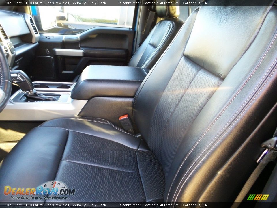 2020 Ford F150 Lariat SuperCrew 4x4 Velocity Blue / Black Photo #19