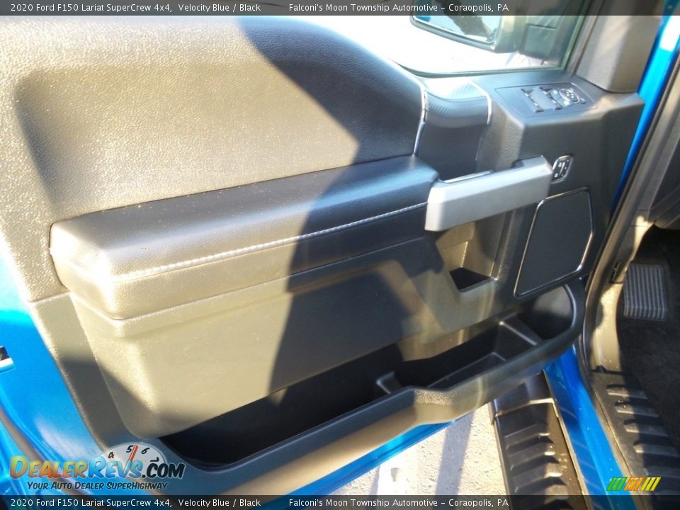 2020 Ford F150 Lariat SuperCrew 4x4 Velocity Blue / Black Photo #22