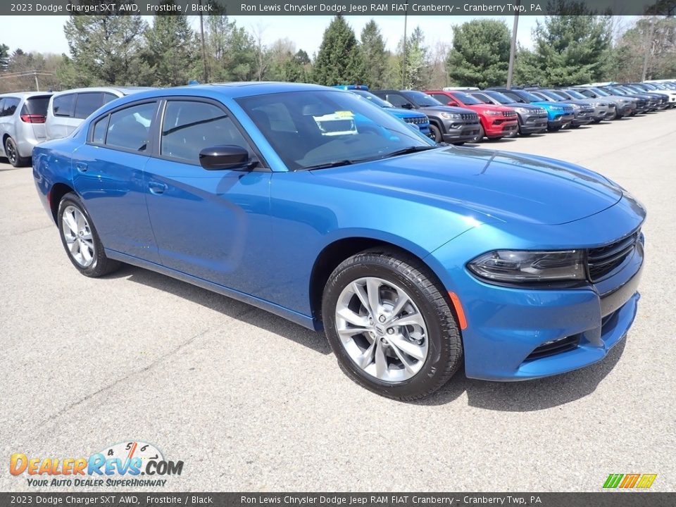 2023 Dodge Charger SXT AWD Frostbite / Black Photo #7