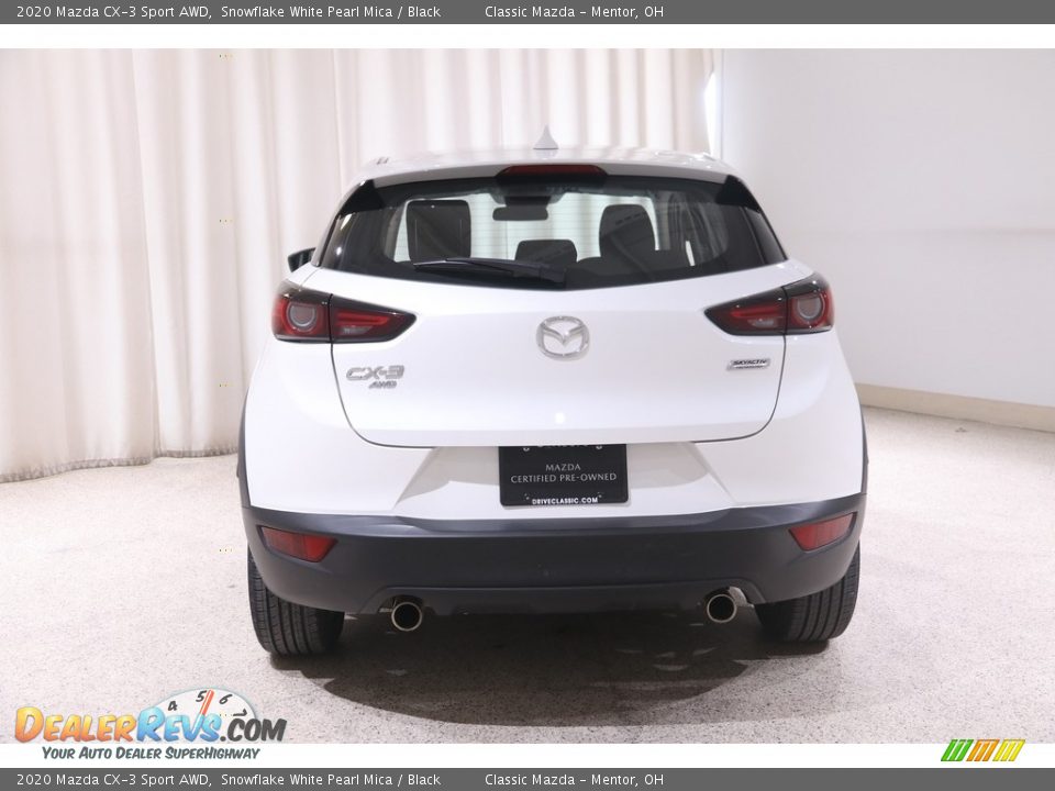 2020 Mazda CX-3 Sport AWD Snowflake White Pearl Mica / Black Photo #17