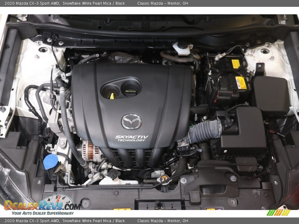 2020 Mazda CX-3 Sport AWD Snowflake White Pearl Mica / Black Photo #18