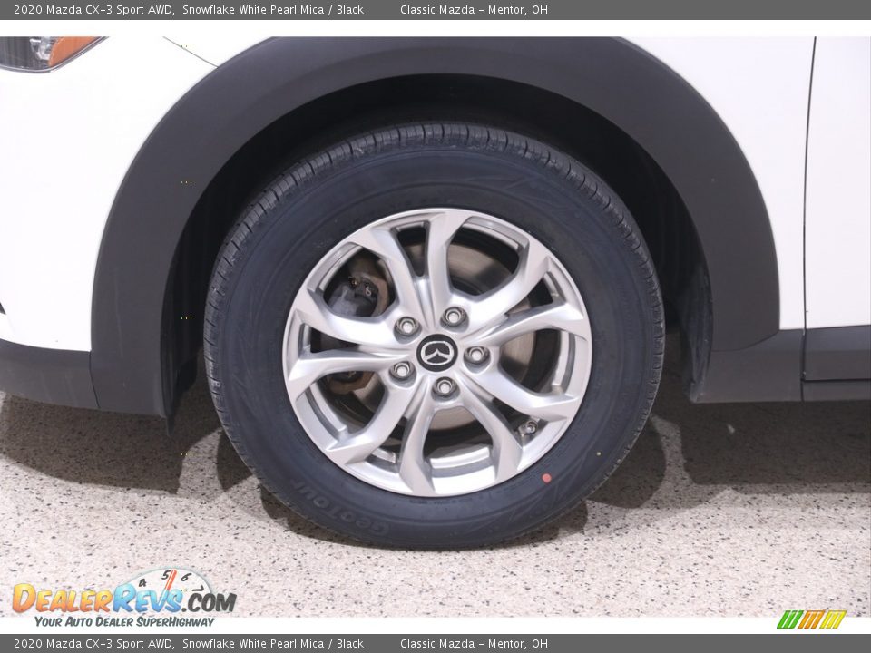 2020 Mazda CX-3 Sport AWD Snowflake White Pearl Mica / Black Photo #19