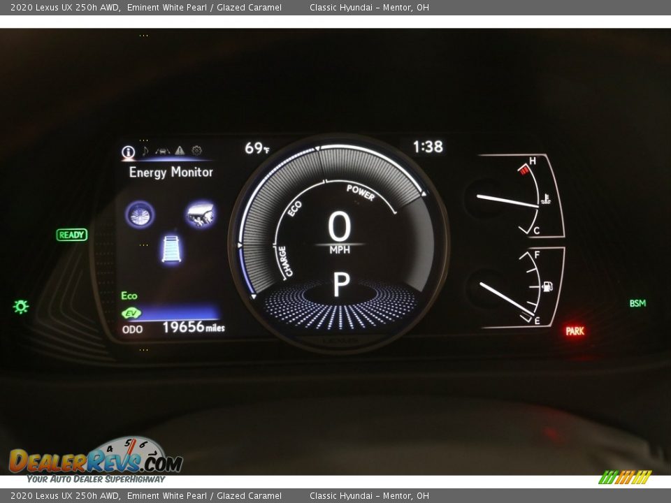 2020 Lexus UX 250h AWD Eminent White Pearl / Glazed Caramel Photo #8