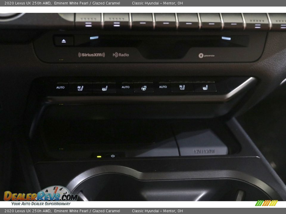 2020 Lexus UX 250h AWD Eminent White Pearl / Glazed Caramel Photo #12