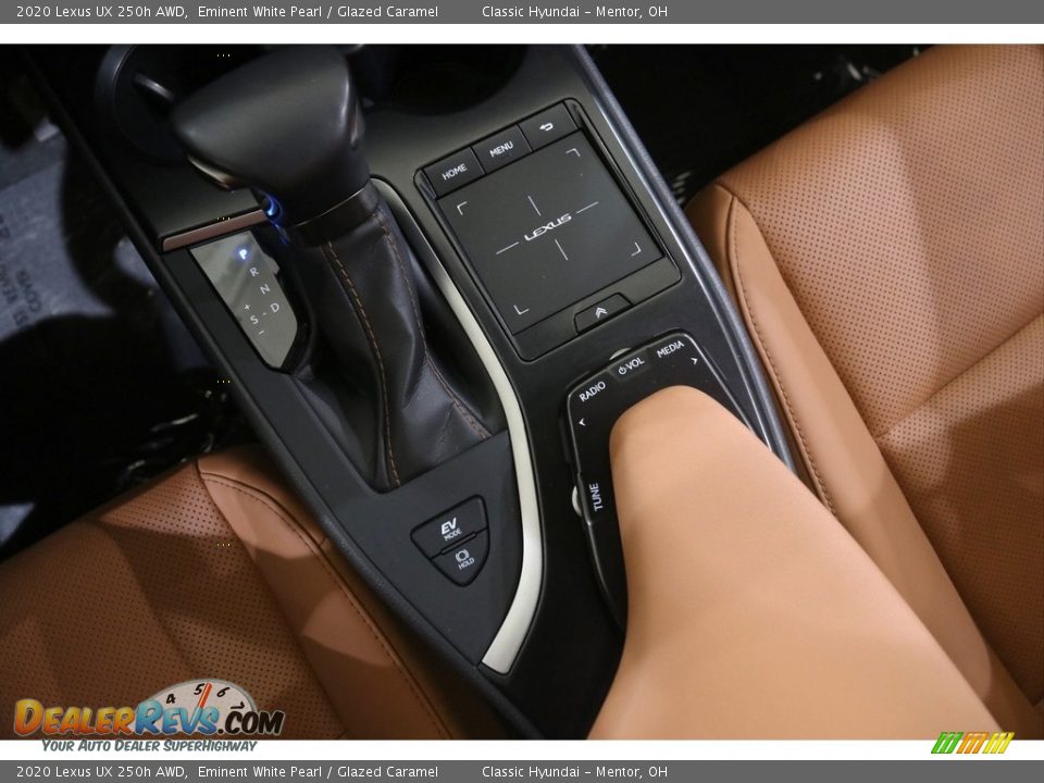 2020 Lexus UX 250h AWD Eminent White Pearl / Glazed Caramel Photo #14