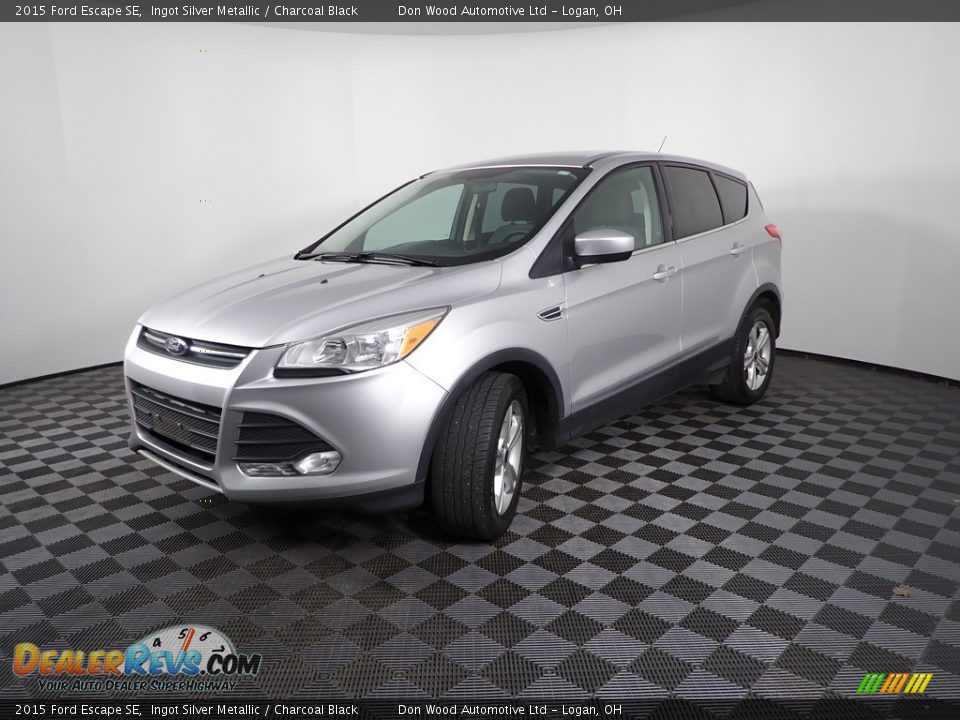 2015 Ford Escape SE Ingot Silver Metallic / Charcoal Black Photo #6