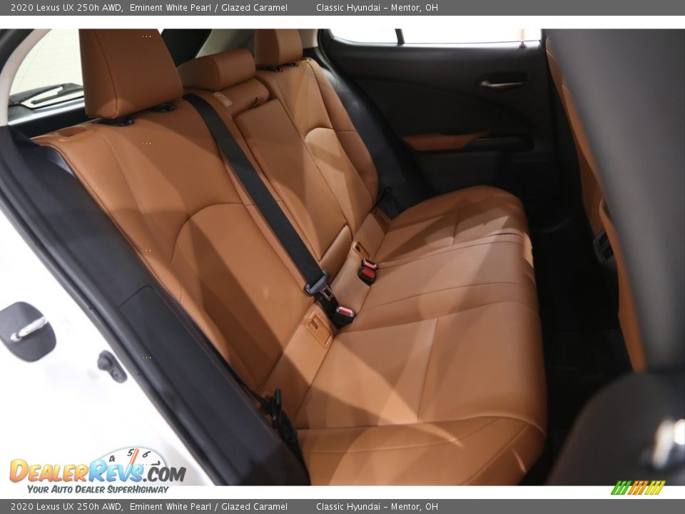 2020 Lexus UX 250h AWD Eminent White Pearl / Glazed Caramel Photo #16