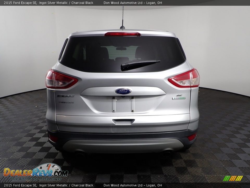 2015 Ford Escape SE Ingot Silver Metallic / Charcoal Black Photo #8
