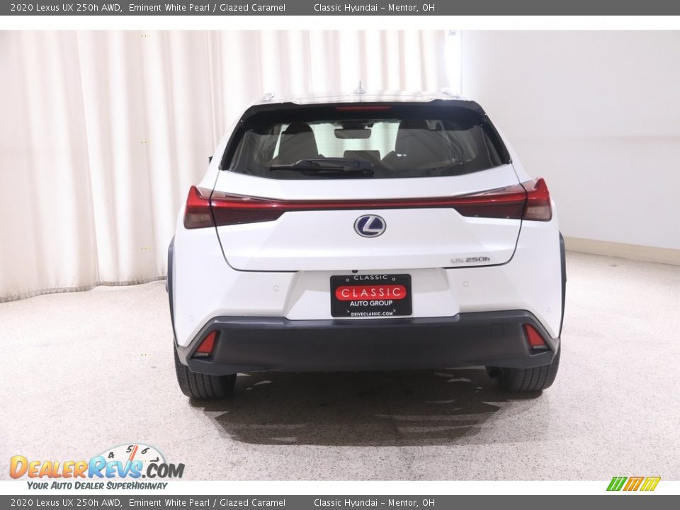 2020 Lexus UX 250h AWD Eminent White Pearl / Glazed Caramel Photo #18