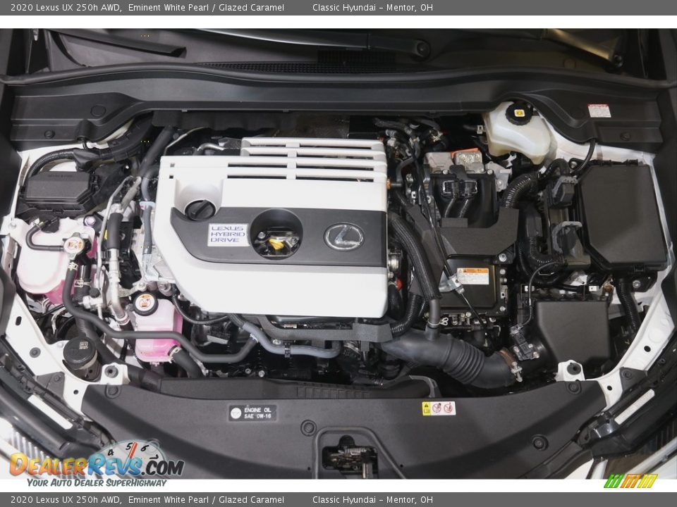 2020 Lexus UX 250h AWD Eminent White Pearl / Glazed Caramel Photo #19