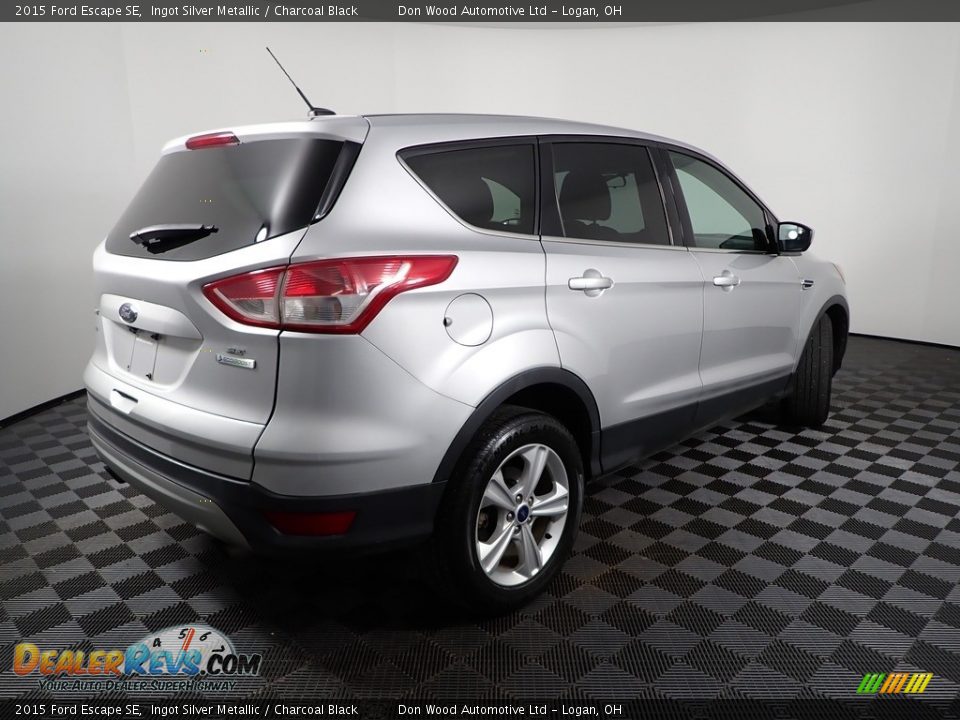 2015 Ford Escape SE Ingot Silver Metallic / Charcoal Black Photo #11