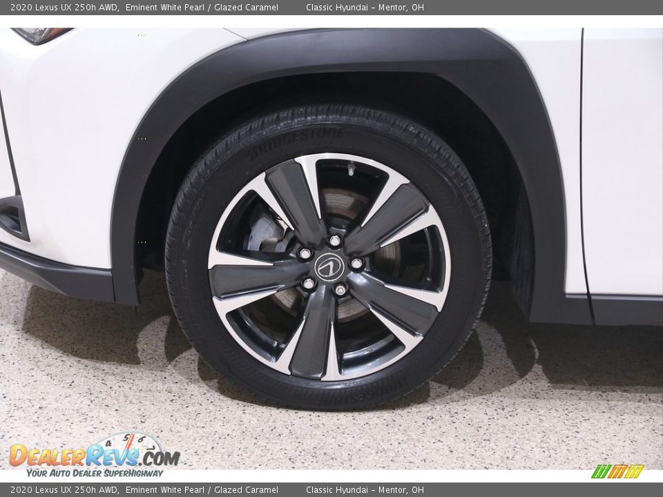 2020 Lexus UX 250h AWD Eminent White Pearl / Glazed Caramel Photo #20
