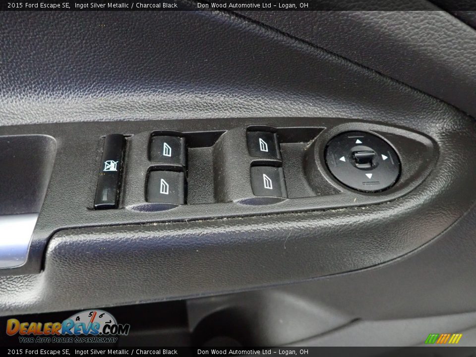 2015 Ford Escape SE Ingot Silver Metallic / Charcoal Black Photo #13