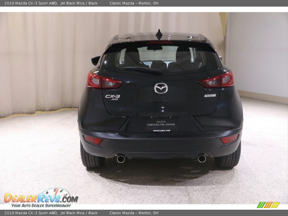 2019 Mazda CX-3 Sport AWD Jet Black Mica / Black Photo #16