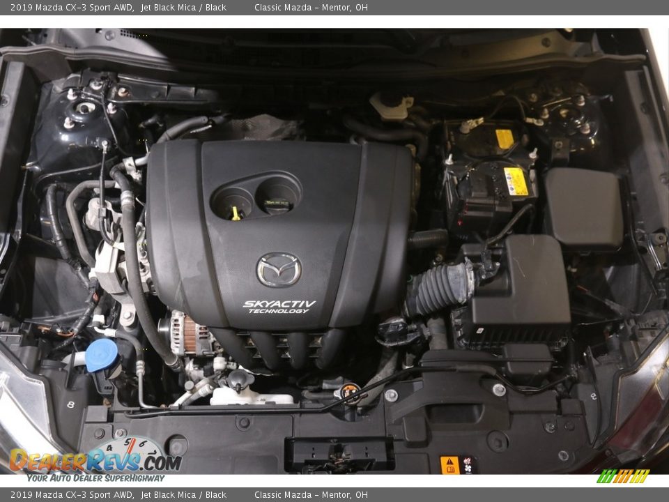 2019 Mazda CX-3 Sport AWD Jet Black Mica / Black Photo #17