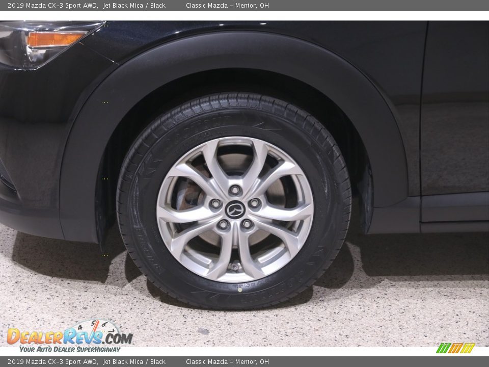 2019 Mazda CX-3 Sport AWD Jet Black Mica / Black Photo #18