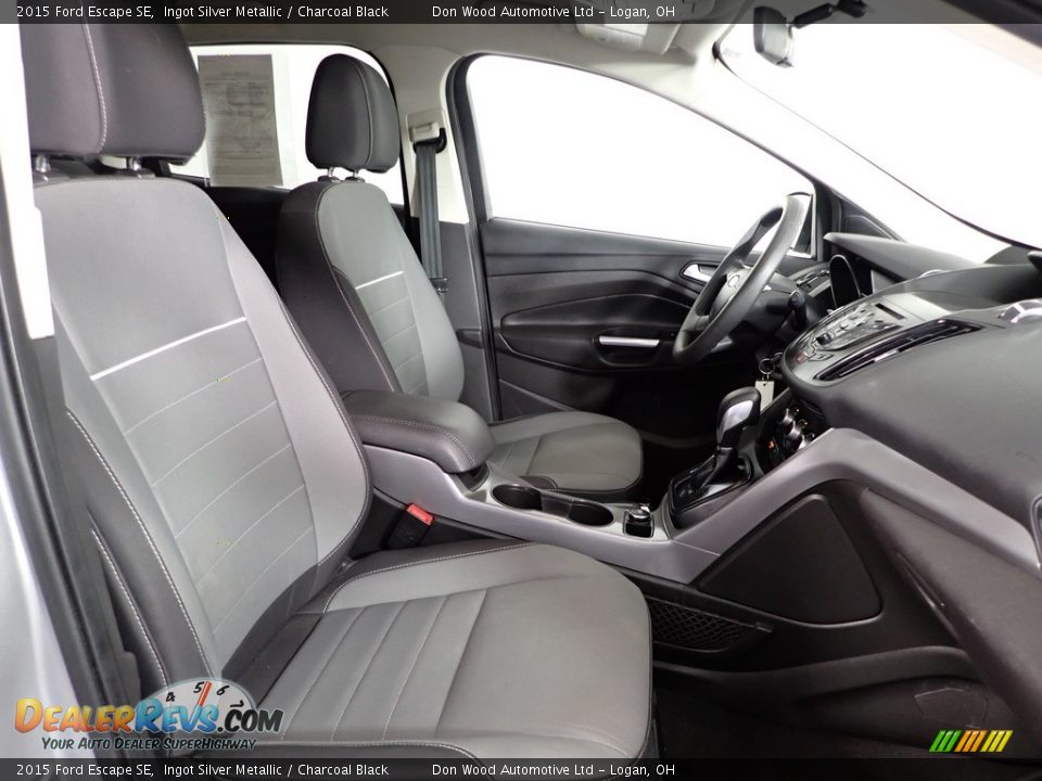 2015 Ford Escape SE Ingot Silver Metallic / Charcoal Black Photo #27