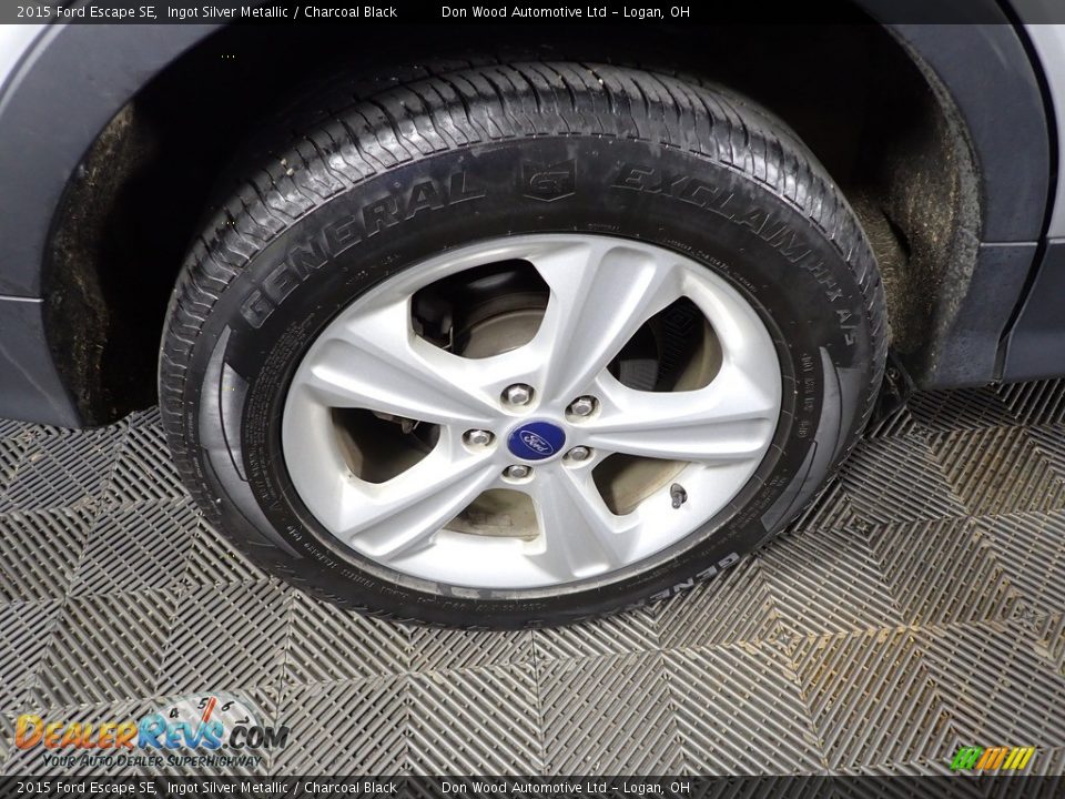 2015 Ford Escape SE Ingot Silver Metallic / Charcoal Black Photo #30