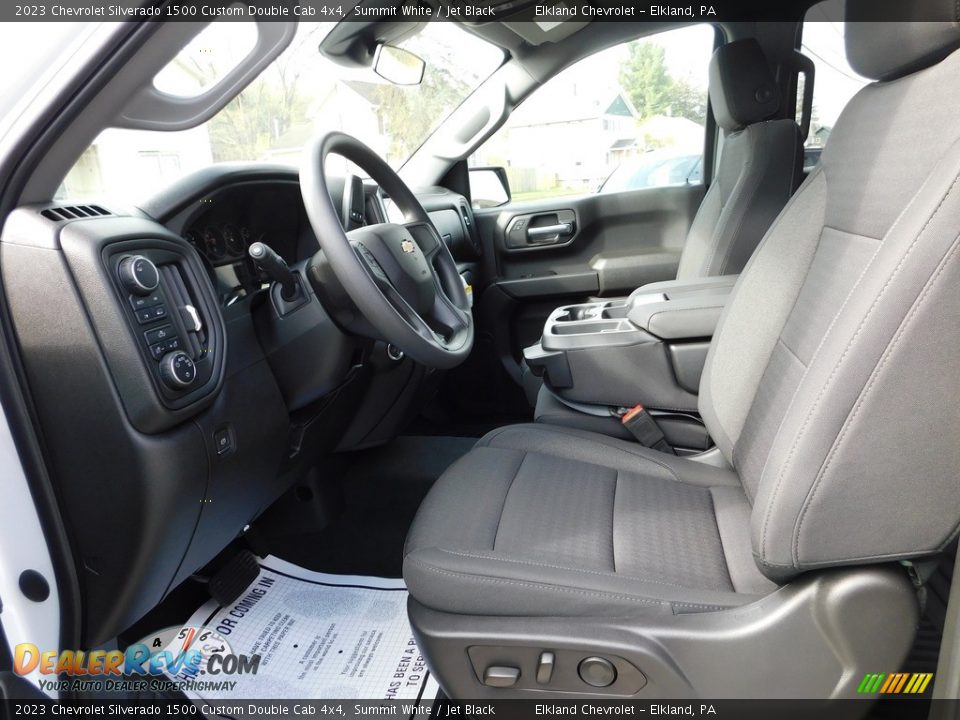 2023 Chevrolet Silverado 1500 Custom Double Cab 4x4 Summit White / Jet Black Photo #19