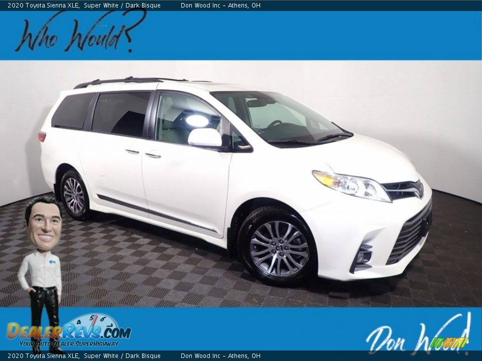2020 Toyota Sienna XLE Super White / Dark Bisque Photo #1
