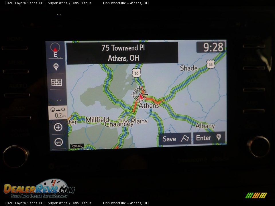 2020 Toyota Sienna XLE Super White / Dark Bisque Photo #3