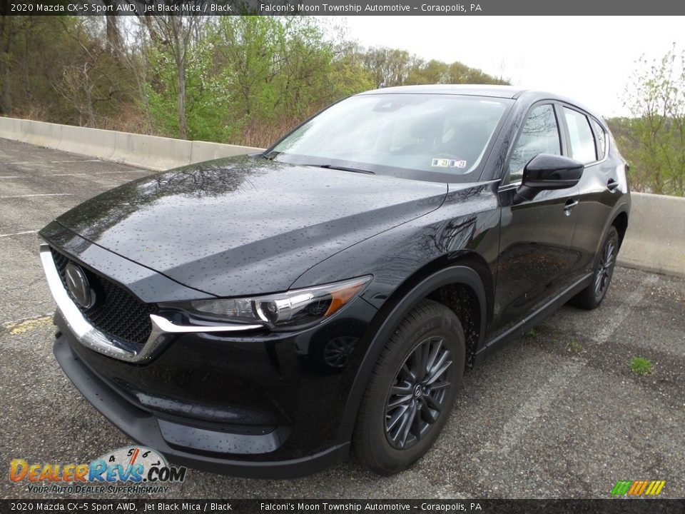 2020 Mazda CX-5 Sport AWD Jet Black Mica / Black Photo #1