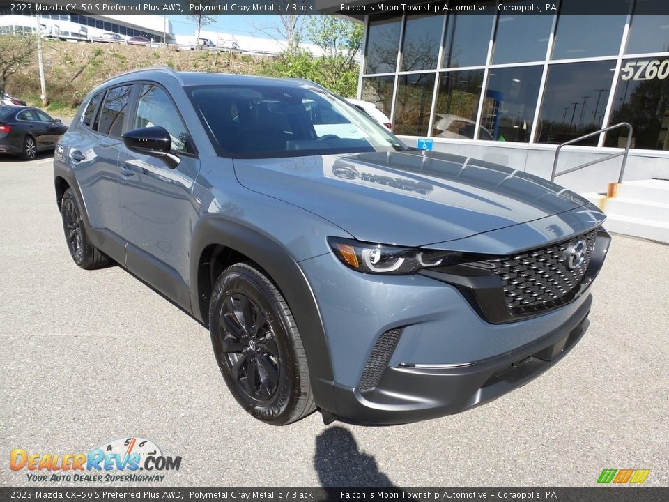 2023 Mazda CX-50 S Preferred Plus AWD Polymetal Gray Metallic / Black Photo #9