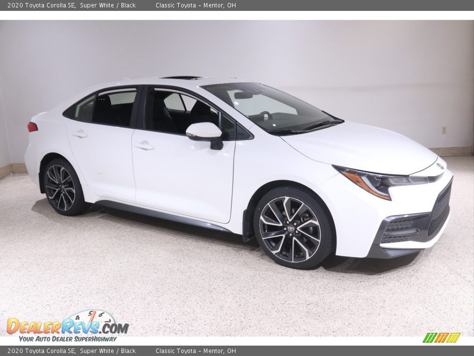 2020 Toyota Corolla SE Super White / Black Photo #1