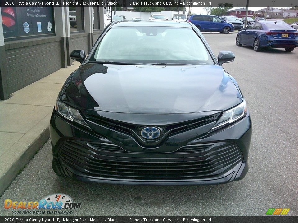 2020 Toyota Camry Hybrid LE Midnight Black Metallic / Black Photo #13