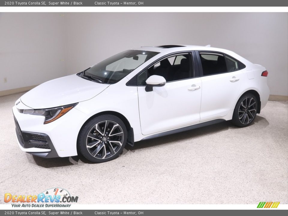 2020 Toyota Corolla SE Super White / Black Photo #3