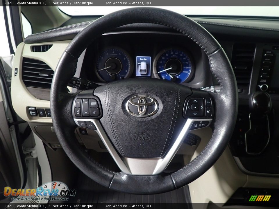 2020 Toyota Sienna XLE Super White / Dark Bisque Photo #26