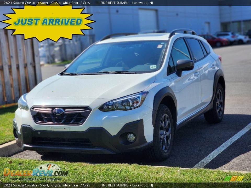 2021 Subaru Crosstrek Sport Crystal White Pearl / Gray Photo #1